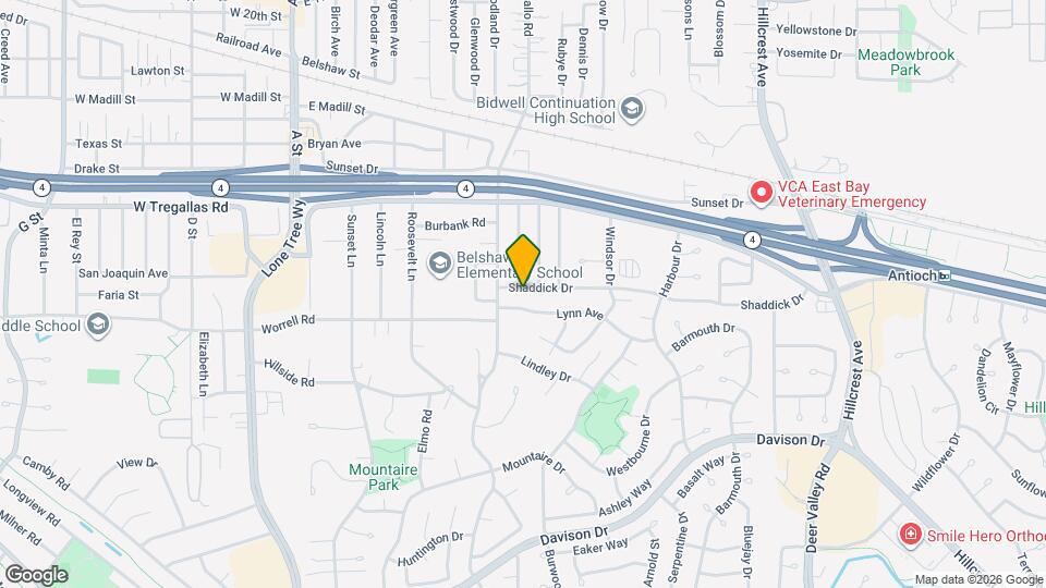 500 Shaddick Dr Map and Location Details