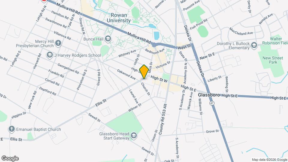 114 Ellis St Map and Location Details