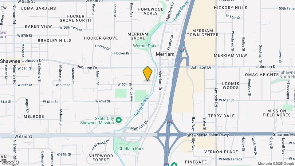 9502 W 60th St Map and Location Details