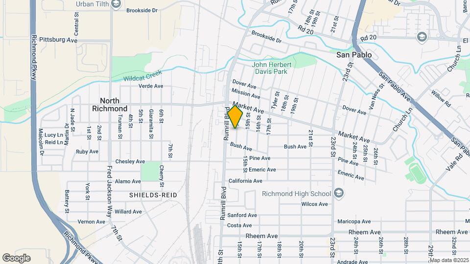 1645 14th St Map and Location Details