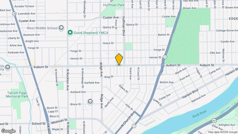 1331 Evelyn St Map and Location Details