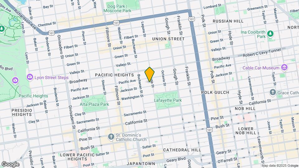 2106 Jackson St Map and Location Details