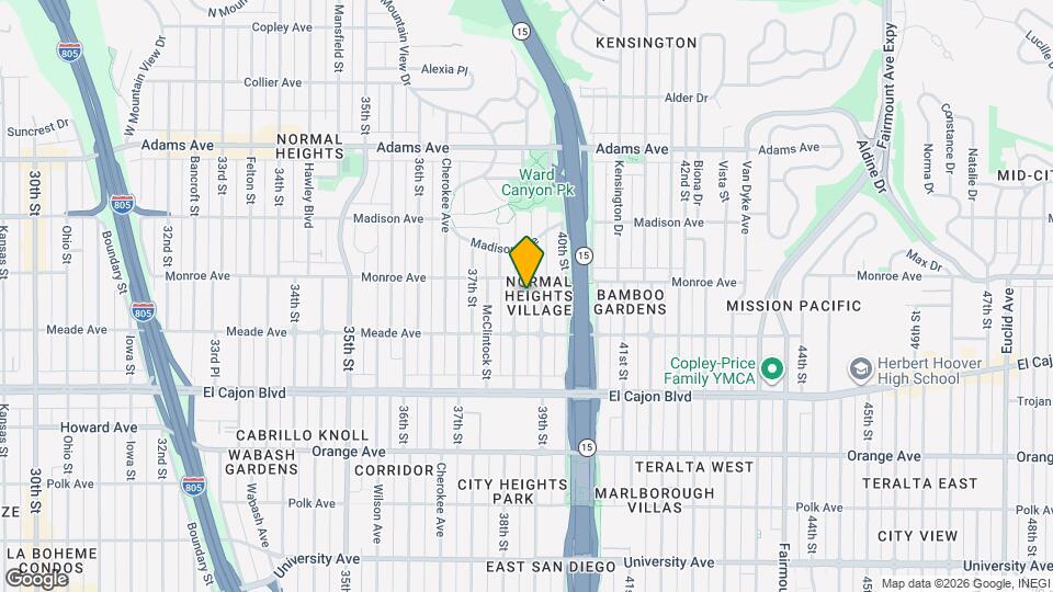 4469 38th St Map and Location Details