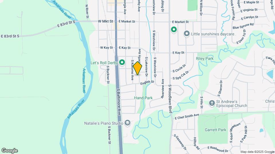 535 S Derby Ave Map and Location Details