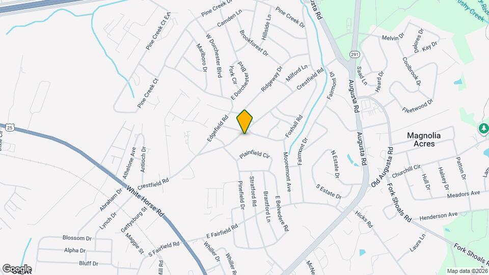 501 Crestfield Rd Map and Location Details