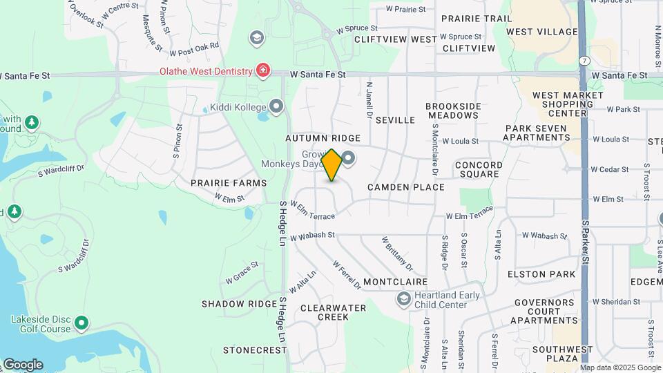 1860 W Fredrickson Cir Mapa y Detalles de la Ubicación