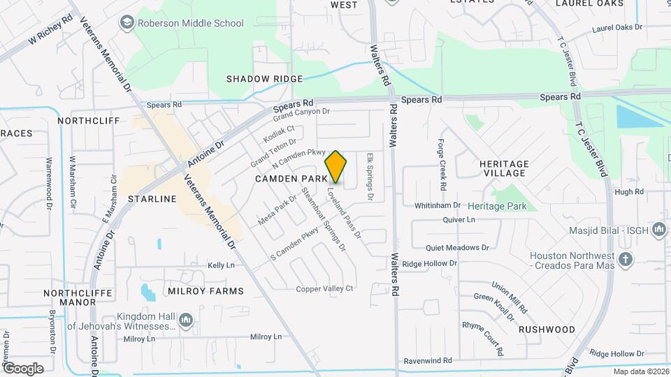 11926 Loveland Pass Dr Map and Location Details