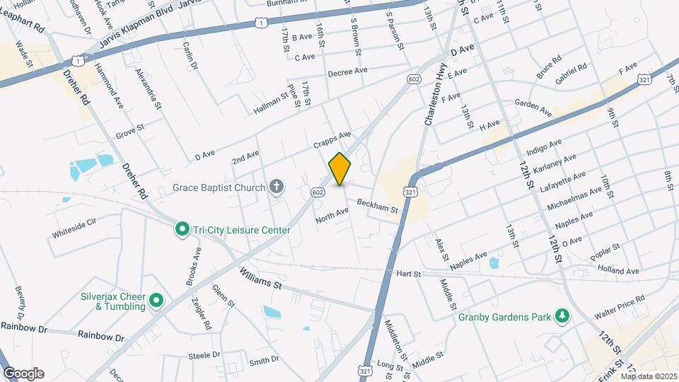 524 Wessinger St Map and Location Details