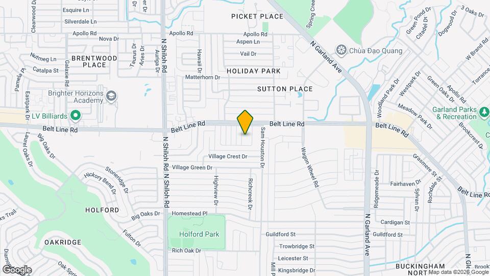 2910 Golden Meadow Dr Map and Location Details