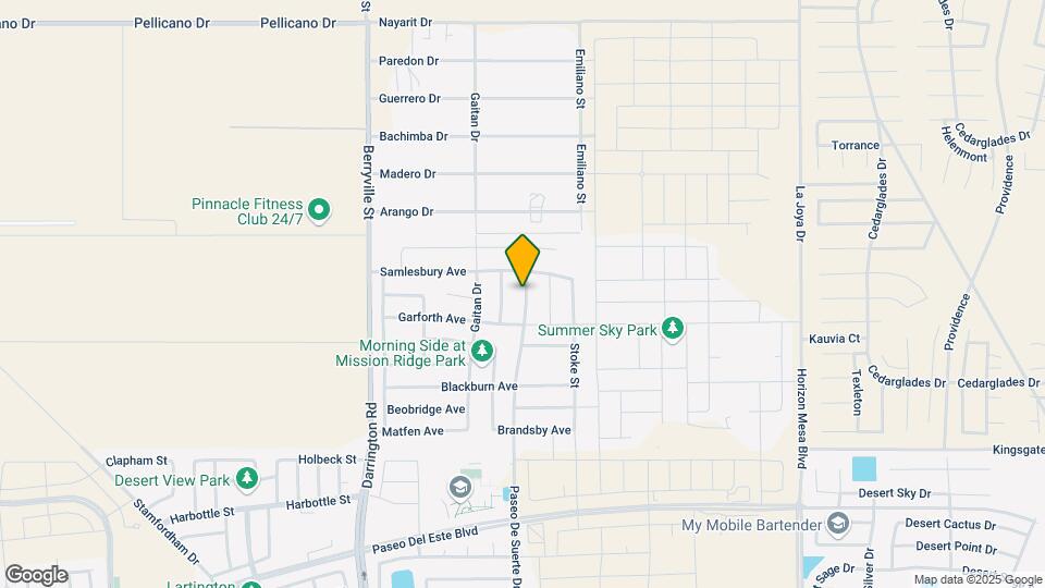 1145 Paseo de Suerte Dr Map and Location Details