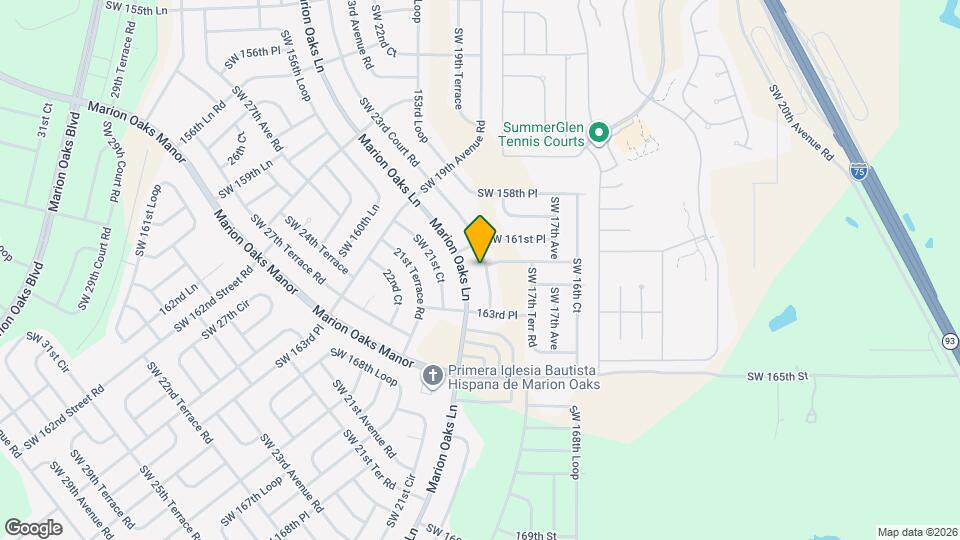 16208 SW 23rd Court Rd Mapa y Detalles de la Ubicación