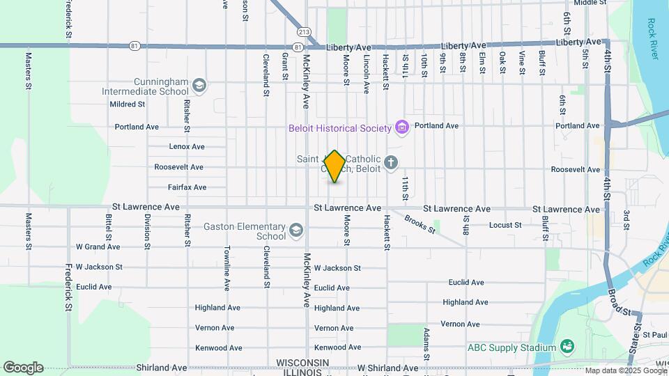 727 Garfield Ave Mapa y Detalles de la Ubicación