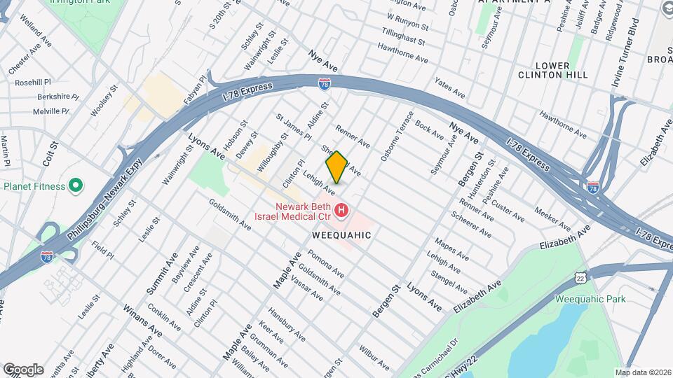 235-237-237 Lehigh Ave Mapa y Detalles de la Ubicación