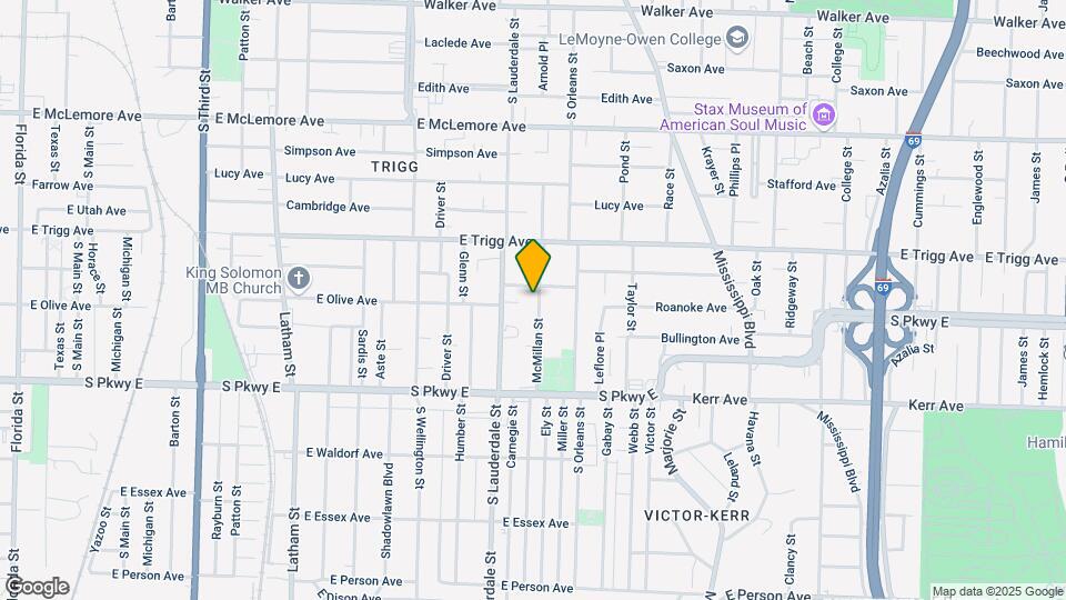 1351 McMillan St Map and Location Details