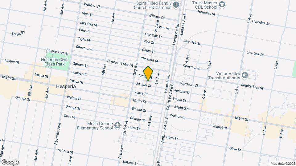 16430 Juniper St Map and Location Details