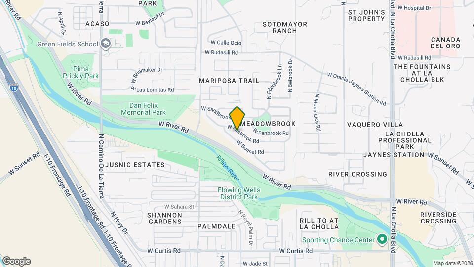 2741 W Firebrook Rd Map and Location Details