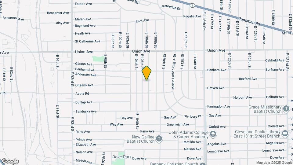 3616 E 106th St, Unit Down #1 Map and Location Details