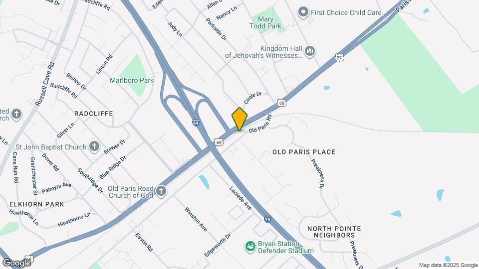 2111 Old Paris Rd Map and Location Details