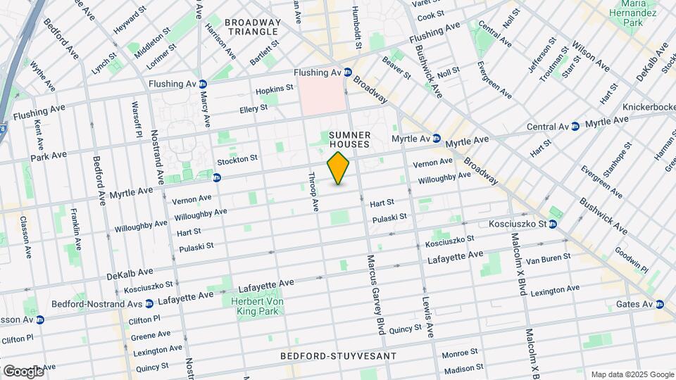 685 Willoughby Avenue Map and Location Details