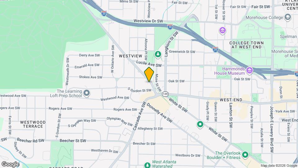 1420 Ralph David Abernathy Blvd SW Map and Location Details