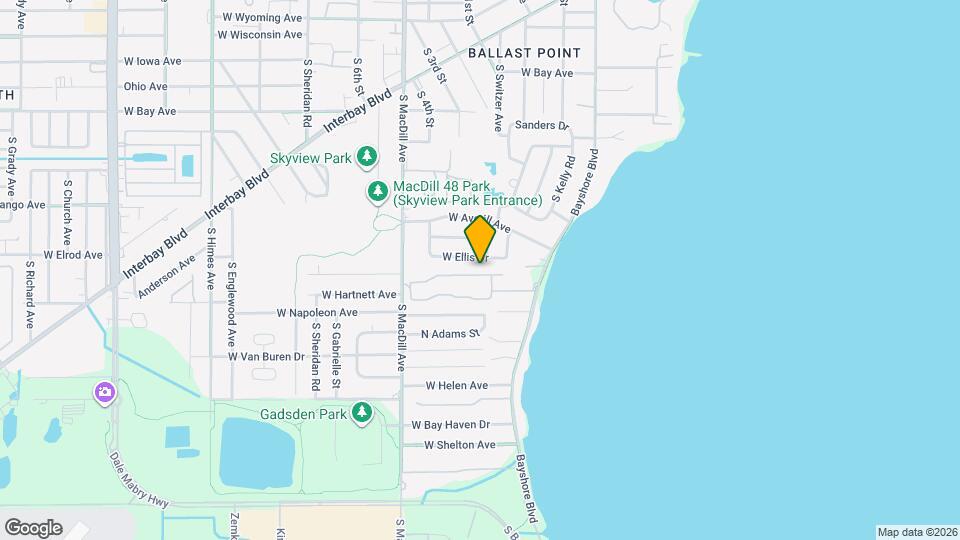 2927 Bayshore Pointe Dr Map and Location Details