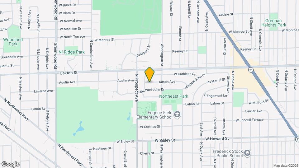 389 Austin Ave Map and Location Details