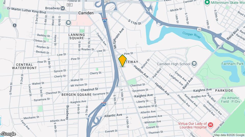 912 Mt Ephraim Ave Map and Location Details