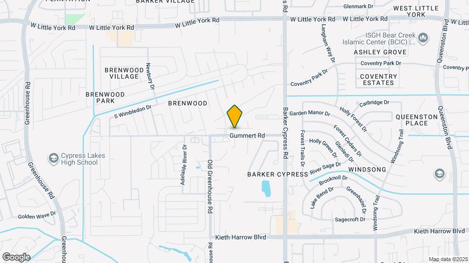 18407 Brenwood Manor Dr Map and Location Details