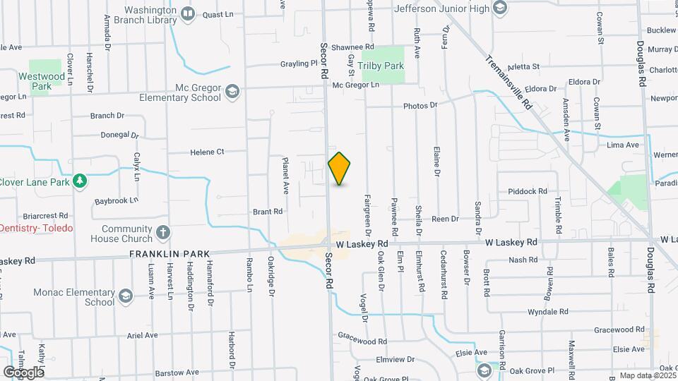 5120 Secor Rd Map and Location Details