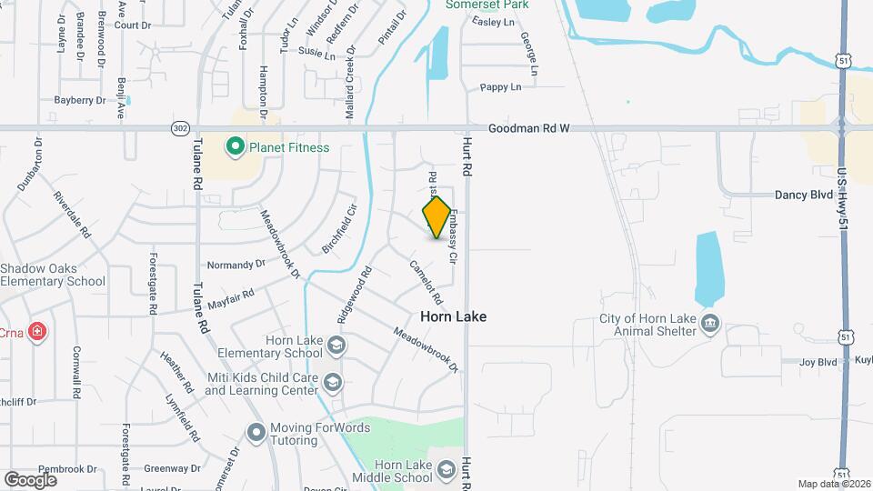 2535 Eastbrook Dr Map and Location Details