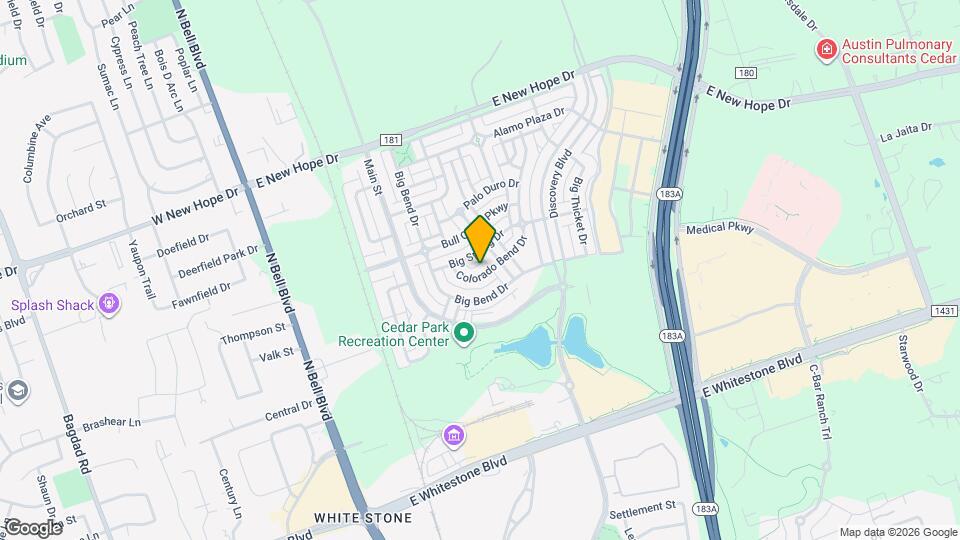 1413 Colorado Bend Dr Map and Location Details