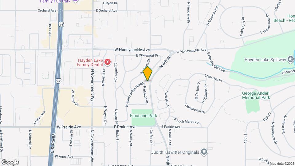 8448 N Parkside Dr Map and Location Details