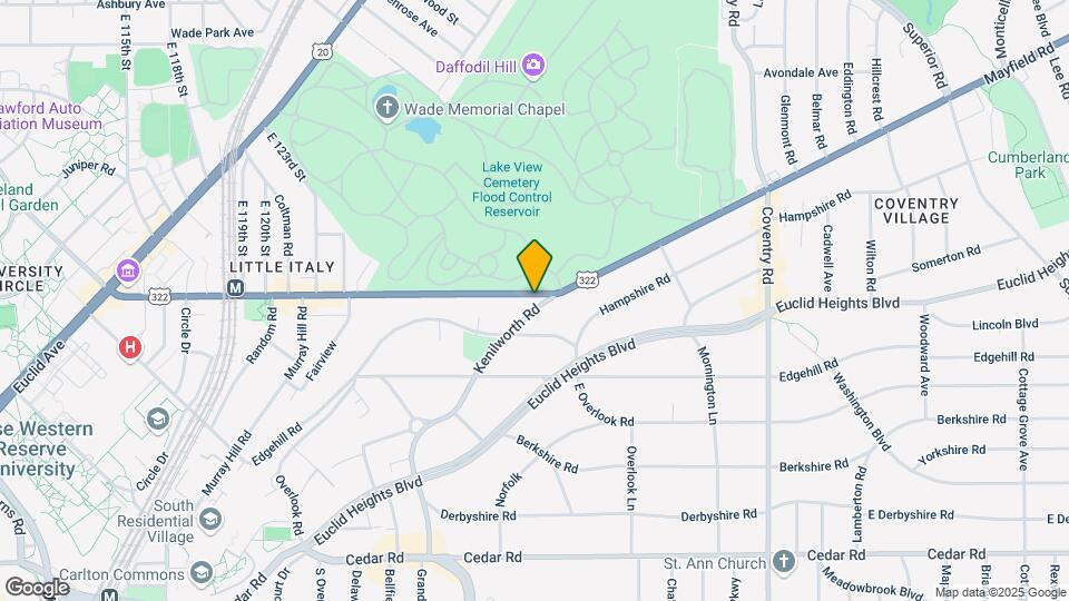 2555 Kenilworth Rd Mapa y Detalles de la Ubicación
