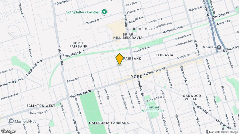55 Fairbank Ave Map and Location Details