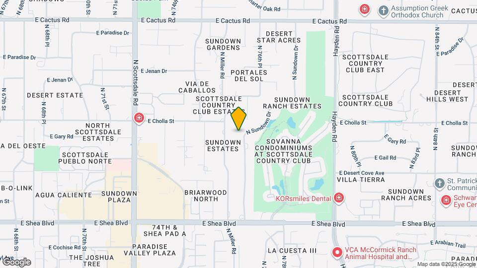 11212 N Sundown Dr Map and Location Details