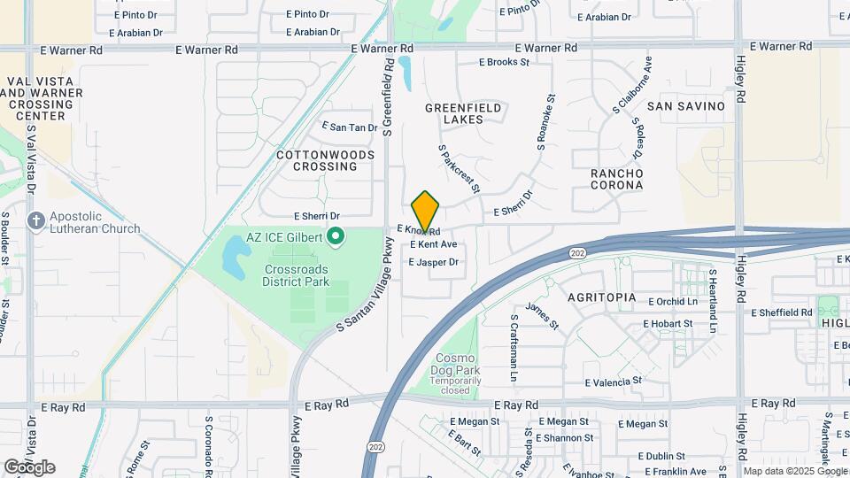 2490 E Kent Ave Map and Location Details