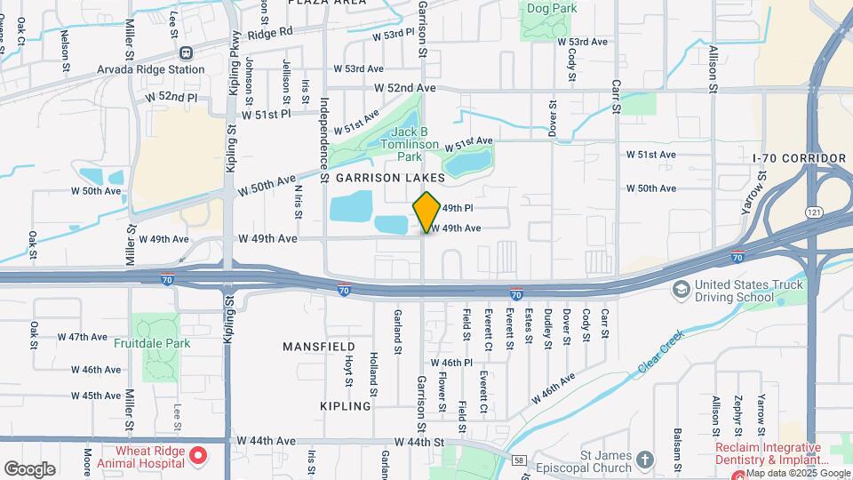 4896 Garrison St Map and Location Details