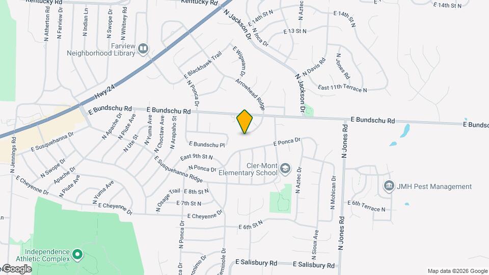 18805 E Arrowhead Dr Map and Location Details