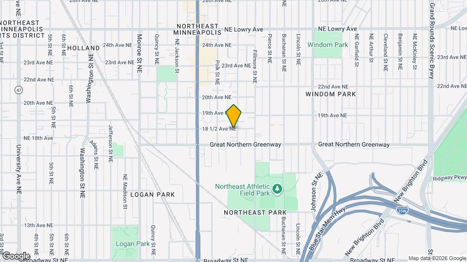 1824 NE Taylor St, Unit Lower Unit Map and Location Details