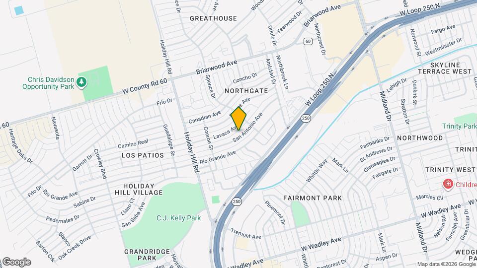5110 San Antonio Ave Map and Location Details