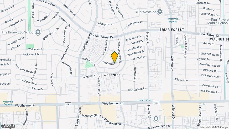 11615 Trailmont Dr Map and Location Details