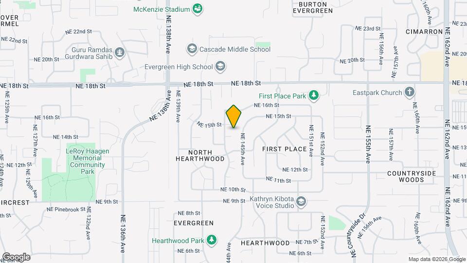 14306 NE 14th Cir Map and Location Details