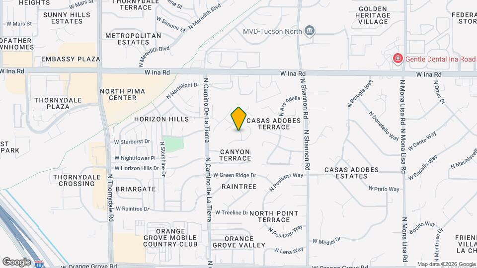 3213 W Northstar Dr Map and Location Details