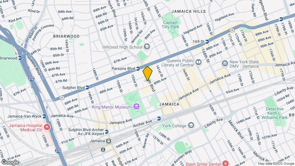 88-20 Parsons Blvd Mapa y Detalles de la Ubicación