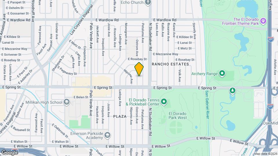 3032 Ostrom Ave Mapa y Detalles de la Ubicación
