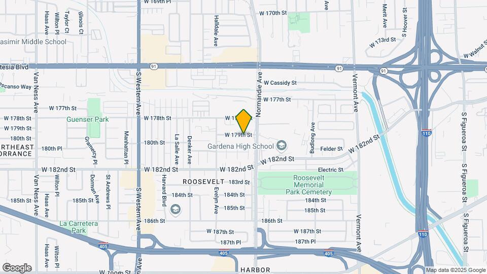 1426 W. 179TH St. Map and Location Details