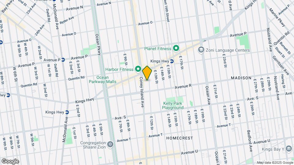 1764 E 12th St Map and Location Details