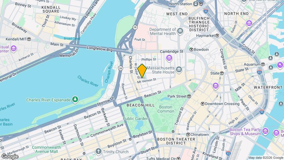 91 Mount Vernon St, Unit 5 Map and Location Details