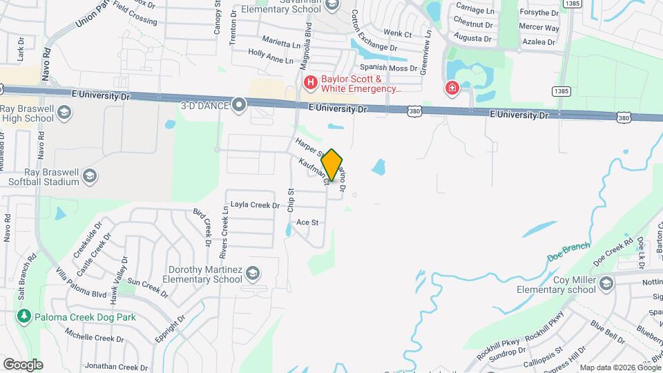 3621 Kaufman Ct Map and Location Details
