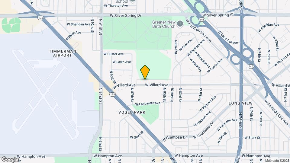 8608 W Villard Ave Map and Location Details